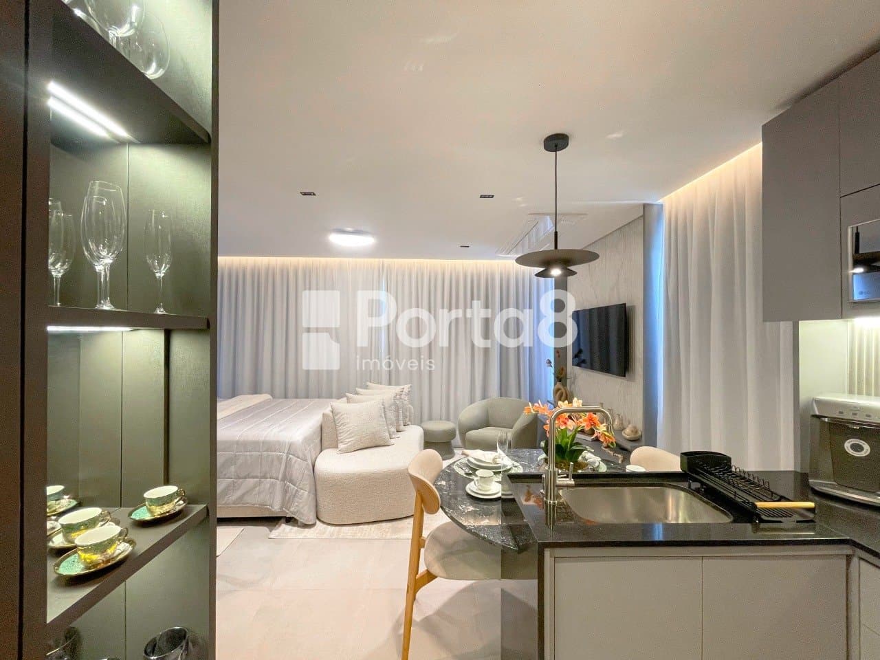 Apartamento 1 Quarto Jardim Paulistano Mobiliado com Vista - Foto 2