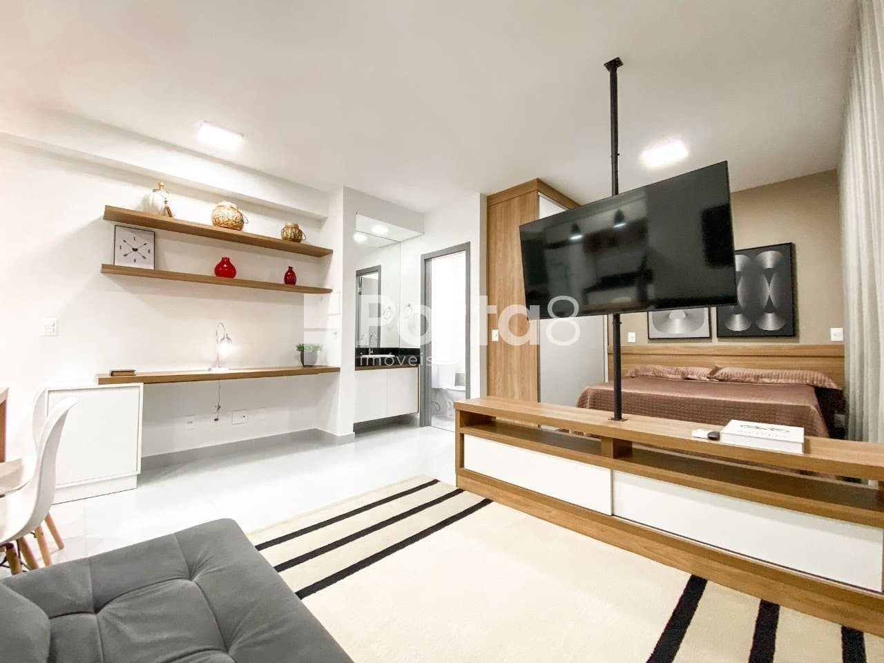 Apartamento 1 Dormitório Jardim Redentor com Varanda Gourmet - Foto 2