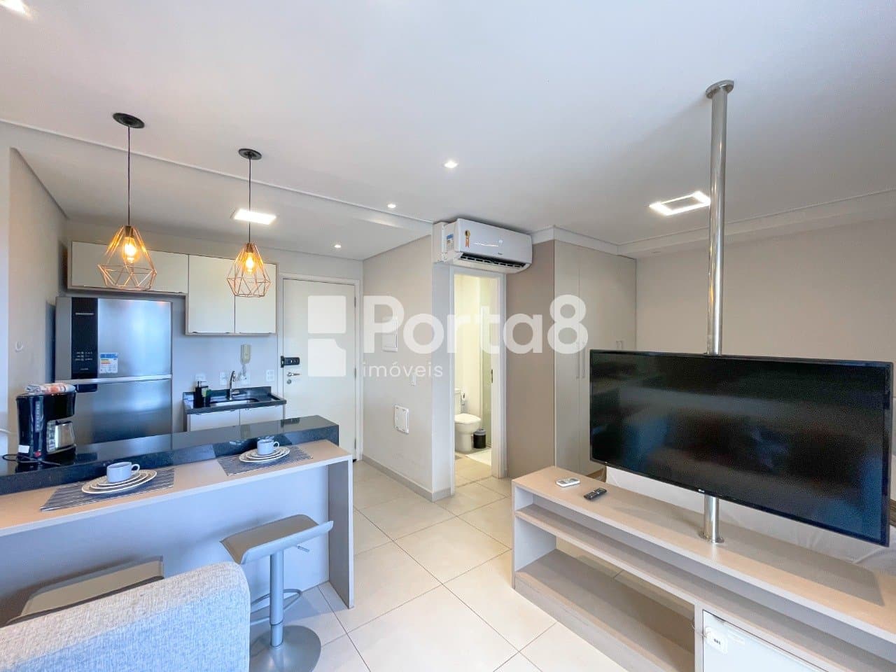 Apartamento 1 Dormitório Jardim Tarraf II Mobiliado com Vista