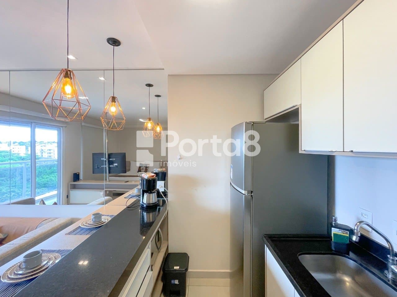 Apartamento 1 Dormitório Jardim Tarraf II Mobiliado com Vista - Foto 4