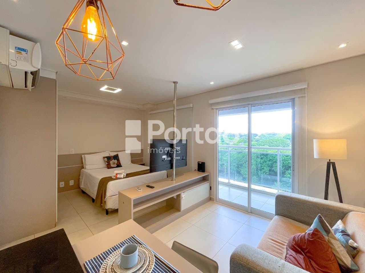 Apartamento 1 Dormitório Jardim Tarraf II Mobiliado com Vista - Foto 5