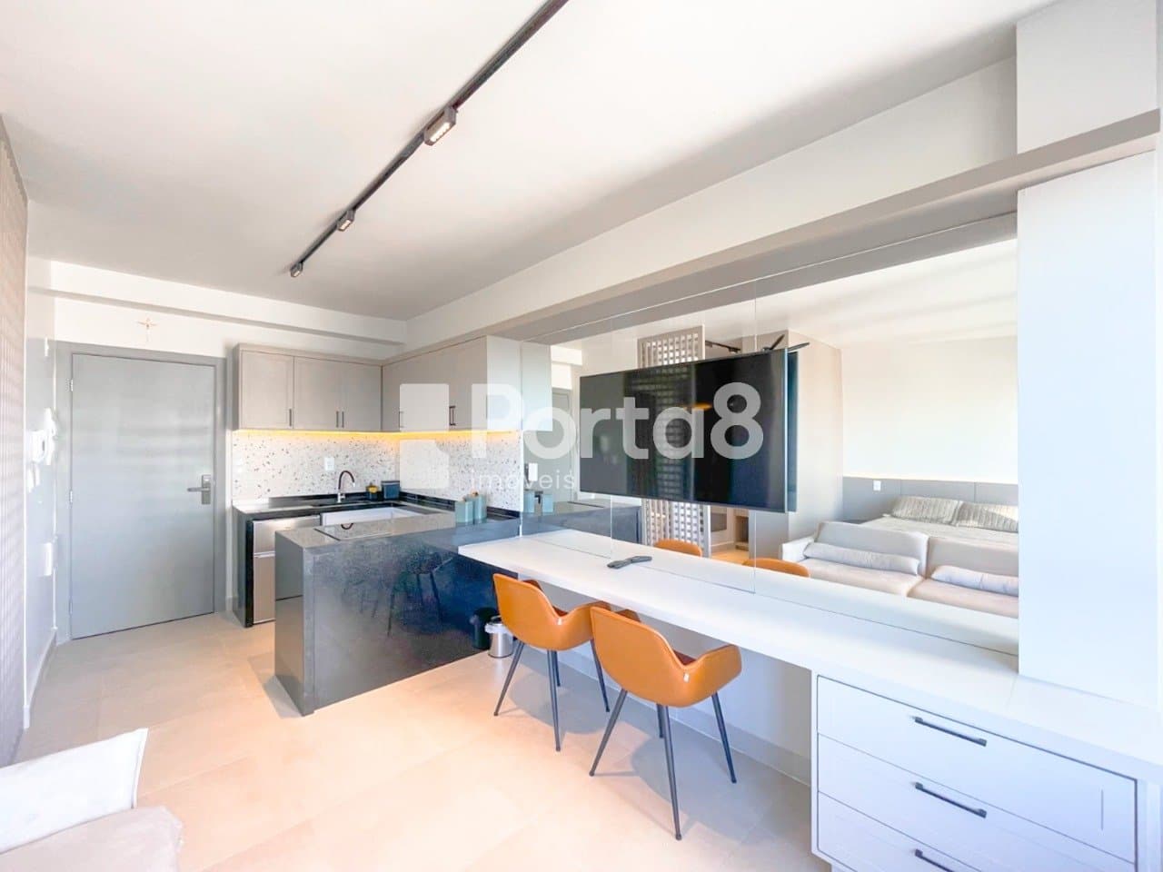 Apartamento 1 Quarto Mobiliado Jardim Paulistano com Varanda - Foto 4