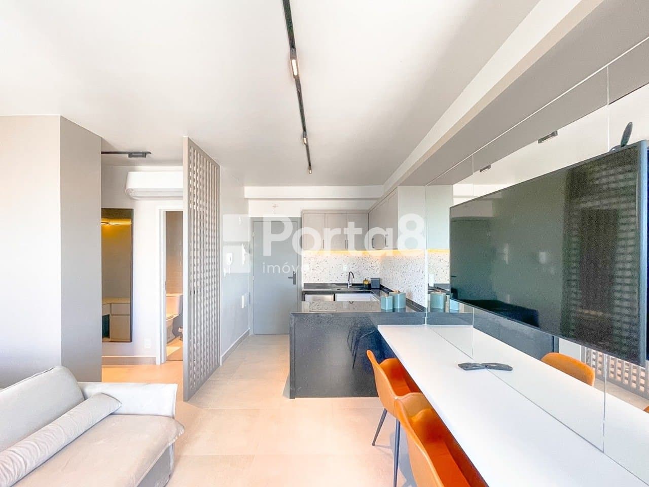 Apartamento 1 Quarto Mobiliado Jardim Paulistano com Varanda - Foto 5