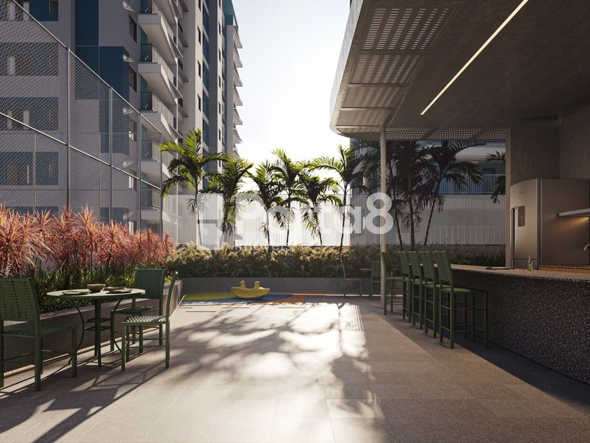 Apartamento 2 Quartos no Centro com Área Gourmet 58m² - Foto 3