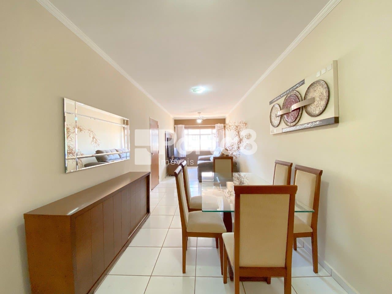 Apartamento 2 Dorms no Centro com Mobiliado e Próximo ao Pão de Açúcar