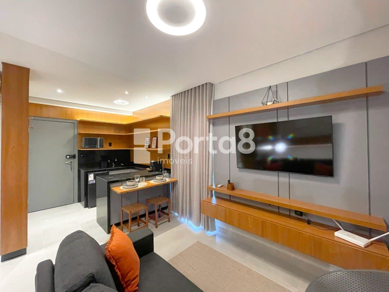 Apartamento 1 Dormitório Jardim Paulistano Mobiliado com Vista