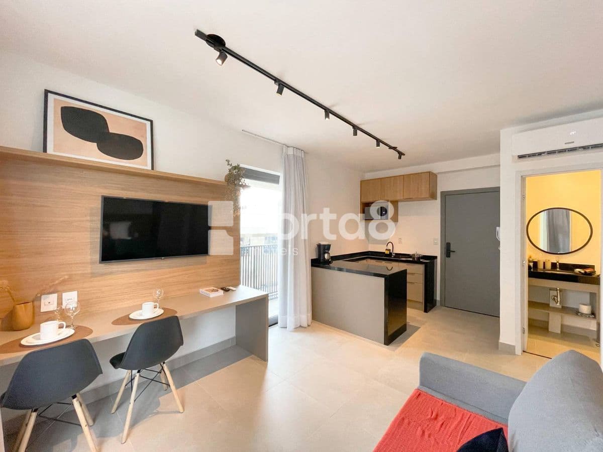 Apartamento Studio Mobiliado no Jardim Paulistano - Perto do Iguatemi