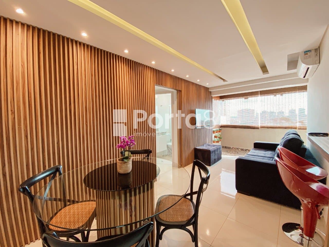Apartamento 1 Quarto Mobiliado com Vista Jardim Walkíria