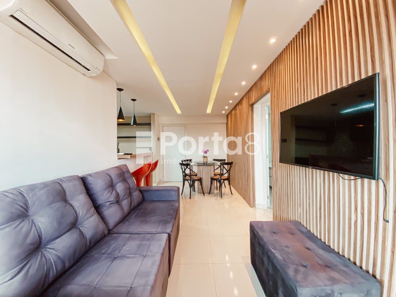 Apartamento 1 Quarto Mobiliado com Vista Jardim Walkíria - Foto 2