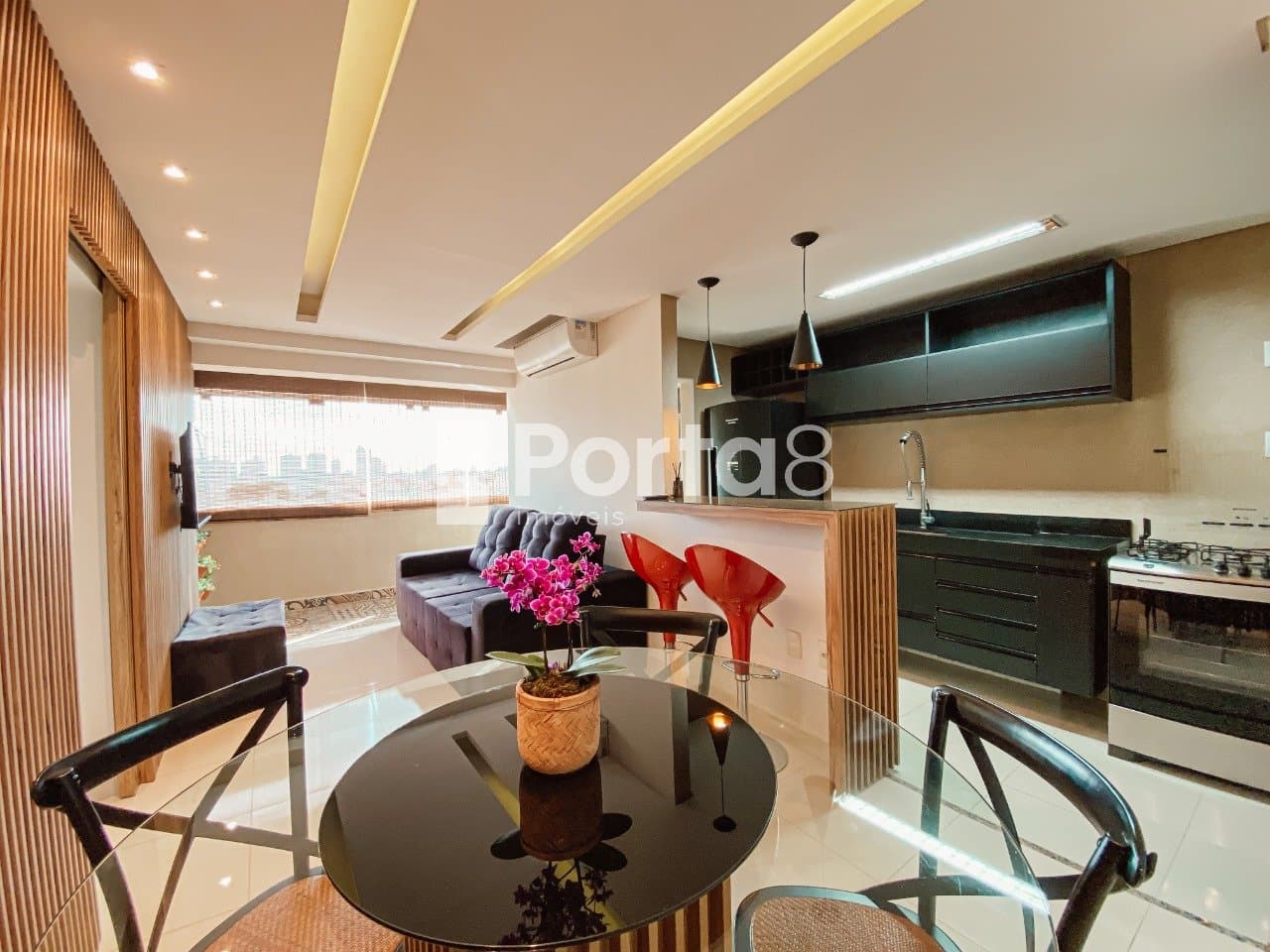 Apartamento 1 Quarto Mobiliado com Vista Jardim Walkíria - Foto 3