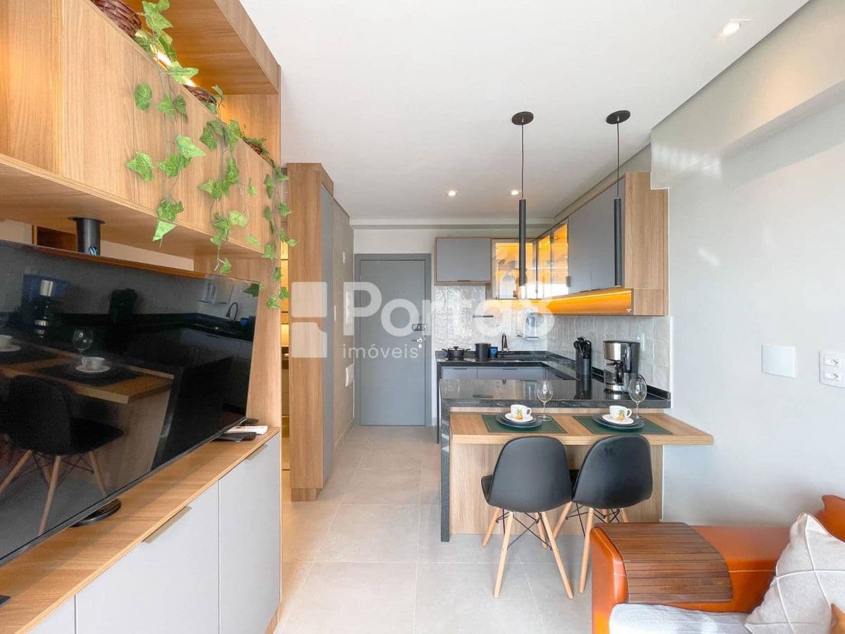Apartamento 1 Dormitório Jardim Paulistano Mobiliado com Vista - Foto 3