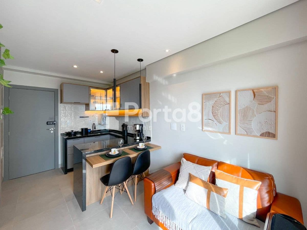 Apartamento 1 Dormitório Jardim Paulistano Mobiliado com Vista - Foto 5